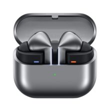 Samsung Galaxy Buds3 Pro Wireless Earbuds, Powered By Galaxy Ai, Ip57, Active Noise Cancellation, Adaptive Noise Control, 37Hrs Battery, 360 Surround Sound, Pinch Controls, Galaxy Ecosystem, Silver