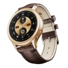boAt Enigma Daze Women’s Luxury Smart Watch w/ 1.3”(3.3cm) AuraVue Display w/ 20% Higher Brightness, Emergency SOS, Female Wellness Tracking, BT Calling, smart Watch for Women Latest (Brown Leather)