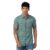 Spykar Men Sage Green Cotton Slim Fit Printed Shirt