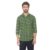 Spykar Mens Cotton Cactus Green Checked Shirts