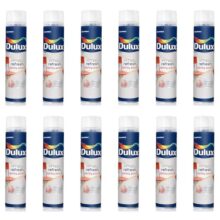 Dulux Simply Refresh Spray Paint | DIY, Quick Drying Gloss Finish for Metal, Wooden Furniture, Plastic, Walls, Cars & Bikes – 12 X 400ML (Gold)