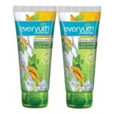 Everyuth Naturals Anti Acne Anti Marks Tulsi Turmeric Face Wash | Tulsi & Turmeric | Reduces Pimples, Acne Marks & Blemishes | 100% Soap-Free | Paraben-Free | 150g Tube (Pack of 2)