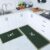 Status Contract Set Of Runner & Mat Kitchen Decor | Anti-Skid Rubber Kitchen Floor Mat | Napa Skin Super Absorbent Non Slip Mat – Floor Rug | Waterproof Kitchen Mat | (Green) (Rr-120X40,Dm-38X58 Cm)