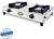 Ruwa Atom Stainless Steel Manual Gas Stove(2 Burners)