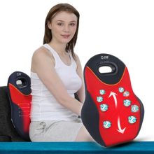 Jsb Hf74 Back Massager Pain Relief For Car Seat & Office With Kneading & Tapping Massage