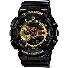 Casio Men’S G-Shock X-Large Skeleton Gold Dial Analog-Digital Watch -Ga110Gb-1