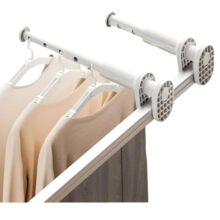 Jaymukesh & Co. Clothes Drying Rack Adjustable Balcony Hanger For Window Rail Outdoor Indoor Laundry Holder Heavy Duty Space Saving Design (2)