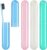 E-COSMOS Premium Toothbrush Container Toothbrush Cap, Caps, Cover, Covers, Case, Holder, Cases, Travel, Home use (Pack of 4)