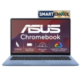 ASUS Chromebook CM1505 (2026), Smartchoice, MediaTek Kompanio 540 Processor, 4GB RAM, 64GB SSD, FHD, 15.6″(39.6 cm), 60Hz, Chrome OS, Fabric Blue, 1.49 Kg, CM1505CM4A-S70080, Thin & Light Laptop