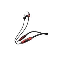 Ekko Unplug N03 Neckband, 40 Hours Playback Time, Bluetooth V5.2, 10 Mm Driver, Siri & Google Assistant, Noise Cancellation, Twin Connect, Max Bass (Red)