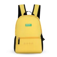 UNITED COLORS OF BENETTON Citron Unisex 2 Compartment 12 L Casual Backpack – Yellow