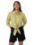 Marks & Spencer Lyocell Rich Tie Front Shirt with Linen Onyx