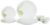 Larah by Borosil Erba Opalware 18 Pcs Dinner Set, Opal Glass Dinner Plates & Bowls, Crockery Set for Dining, Microwave Safe