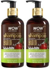 Wow Skin Science Apple Cider Vinegar Shampoo|Restores Shine & Smoothness|No Parabens & Sulphates(600 Ml)