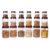 Milton Hexa Airtight Containers For Kitchen Storage Food Grade Plastic, Stackable & Transparent Organizer Jars, Masala Dabba, Set Of 18 (6 X 270Ml, 6 X 665Ml, 6 X 1.24L) Tea, Coffee, Sugar, Dry Fruits