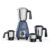 Milton Ascent Mixer Grinder, Isi Certified, Grindstone Blade Technology, 4 Jar, 800 W (22000 Rpm), 5 Yr Motor Warranty, 2 Yr Product Warranty I Blue