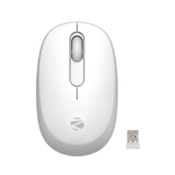 Zebronics Groot Wireless Mouse, Dual Mode (2.4Ghz + Bt), Upto 1600 Dpi, Silent Operation, 3 Buttons, Comfortable & Ergonomic, For Mac | Laptop | Computer, With 2 Years Warranty (White+Grey)