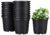 Amazon Brand – Solimo 100% Virgin Plastic Round Nursery Planter Pot | Indoor And Outdoor Flower Pot For Home/Office/Table/Garden/Balcony Decoration | 6 Inch (Set Of 20)