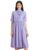 Amazon Brand – Symbol Women’s Rayon Fit and Flare One Piece Midi Length Dress (DR-05-WES-CONT_Violet_2XL)
