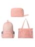 Cortina Lightweight Foldable Travel Backpack & Outdoor Daypack, Peach