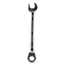 STANLEY STMT89942-8B 17mm Combination Stainless Steel Reversible Ratcheting Spanner (Silver)