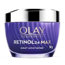 Olay Retinol24 Max Anti-Ageing Night Cream for Women – Fragrance-Free, 50 g | 7 Nights to Visibly Reduce Fine Lines & Wrinkles, Max Repair & Hydration with Vitamin B3 and 0.35% Retinoid Complex