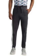 Reebok Men’s Regular Track Pants (EMLPNT16_Asphalt