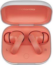 Moto Buds With Hi-Res Audio, Large 12.4Mm Driver, 42 Hrs Playback & Ipx4 Rating Bluetooth(Coral Peach, True Wireless)