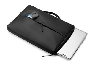 HP 15-inch Laptop Sleeve with Water Resistance, Padded Protection and Quick Access Pocket – 14V33AA, Black