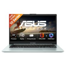 ASUS Vivobook Go 15 (2026),AMD Ryzen 3 30,AMD Radeon iGPU,8GB RAM,512GB SSD,FHD,15.6″(39.6 cm),Windows 11 Home,M365 Basic(1 Year),Office 2024,Green Gray,1.63 Kg,E1504FA-BQ2117WS,Thin & Light Laptop