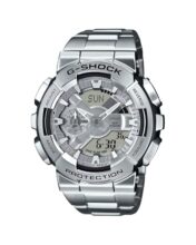 Casio G-Shock GM-110D-8ADR Analog-Digital Silver Dial Men (G1687)