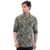 Spykar Full Sleeve Slim Fit Printed Green Shirts for Men (Size: M)-MSHPS2BD204-Military Green