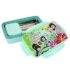 Attro Tictac Plastic Lunch Box – 3 Compartment Bento Tiffin, Leak-Proof & Durable, Ideal For Kids, School, Picnic– 1200Ml+80Ml, Orange Blue