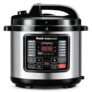 Geek Robocook Nuvo 11-in-1 Automatic Electric Pressure Cooker | Geek Recipe App | 17 India Preset Menu, Instant Electric Cooker Pot, Multipurpose Electric Rice Cooker (8 Litre | Stainless Steel)