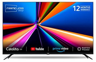 Vw 109 Cm (43 Inches) Linux Series Frameless Full Hd Smart Led Tv Vw43S1 (Black)