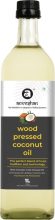 Anveshan Wood Pressed Coconut Oil (Kacchi Ghani/ Kolhu/ Chekku) 1L Glass Bottle Coconut Oil Glass Bottle(1 L)