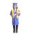 Desi Andaaz Kids Convocation Dress Graduation Gown and Cap Set | Breathable Polyester | Ideal for School, Nursery & Kindergarten Graduation(Blue With Yellow Sash)(5-6 Y)