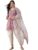 ishin Ethnic Motifs Printed Mirror Work Straight Fusion Kurta with Dhoti Pants & Dupatta
