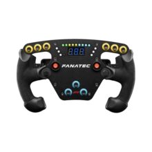 FANATEC Sim Racing ClubSport Steering Wheel F1 Esports V2 – Officially Licensed Formula 1 Product, Alcantara Grips, LED Display, Magnetic Paddles, Integrated Vibration Motors – PC