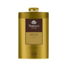 Yardley London Gold Deodorizing Talc| Fresh Woody Scent| Masculine Fragrance| Body Talc For Men| 250G