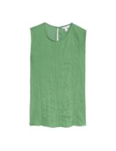 Marks & Spencer Plisse Round Neck Top