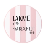 Lakme 9to5 Hya Matte, Beach Edit Cushion Foundation, C 390-Cool Cocoa, Matte Finish, Buildable Coverage, SPF 40, 12 gm