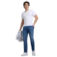 Men’s Blue Slim Mid Rise Jeans