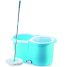 Prestige Alpha with 2 Microfiber heads 360 Degree Spinner Mop Set(Grey, Blue)