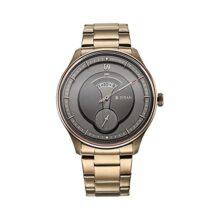 Titan Quartet Quartz Analog Grey Dial Brown Stainless Steel Strap Watch for Men – NT1890QM01
