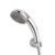 Eauset Plus 75mm Hand Shower with 1.5m Hose & Wall Hook | Single Mode ABS Handheld Shower Head | High Flow 15 LPM at 3 Bar | Wall Mounted Bathroom Shower | Polished Finish