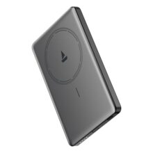 boAt Ultra-Slim (8.7mm) Magnacharge Air Magsafe 4800mAh Power Bank, 22W Wired & 15W Wireless Magnetic Fast Charging; Type-C Ports; Suitable for iPhone 15/16/17/Pro/Max/Ultra/Pixel (Carbon Black)