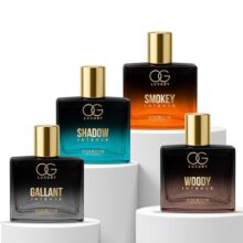 OG Luxury India’s First & Strongest Perfume for Man Combo | Smokey, Shadow, Gallant & Woody Intense Extrait De Parfum | Luxury Fragrances | Long lasting Premium Perfume | Gift for Men, 50 ml Each, Pack of 4
