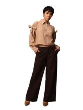 ONLY Women’s Regular Fit Brown Shirt