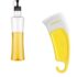 Motivational Time Marker Water Bottle With Straw And Flip Top Lid, Transparent Plastic Drinking Bottle With Carry Handle